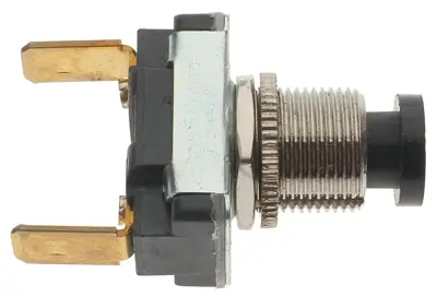 NAPA Echlin Push Button Momentary Switch - 12V 15A w/Black Button