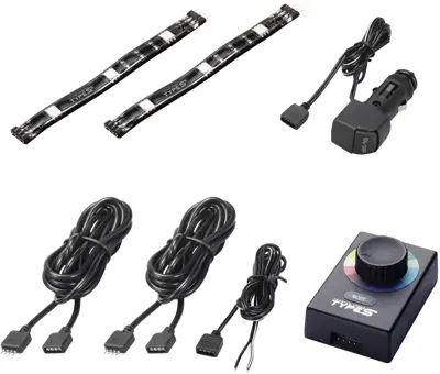 Winplus Instant Plug & Glow MultiColor 8 Inch Led Light Kit