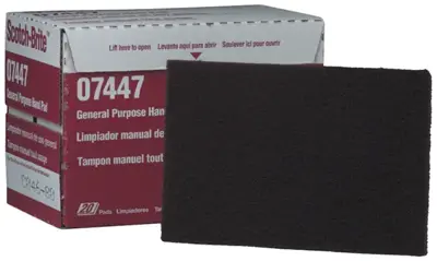 Scotch-Brite™ Hand Pad 7447 HP-HP A/O Very Fine Maroon 6 in x 9 in