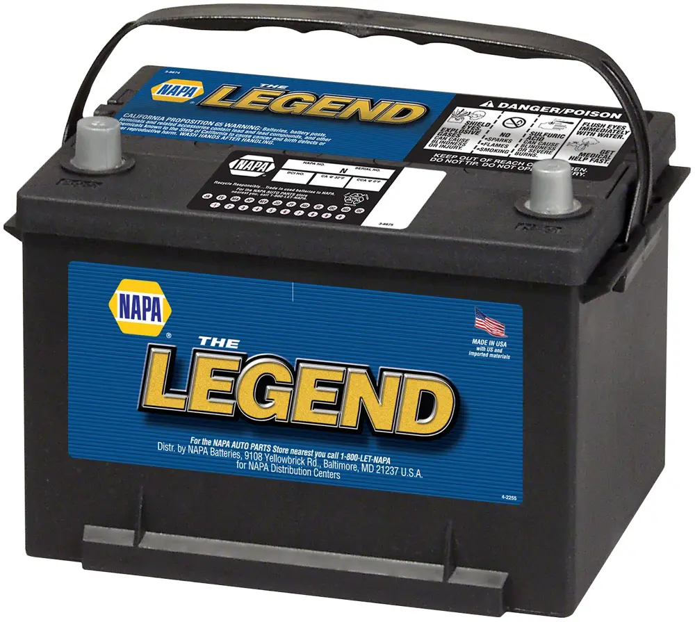 NAPA The Legend Professional Flooded Export Battery BCI No. 58 500
