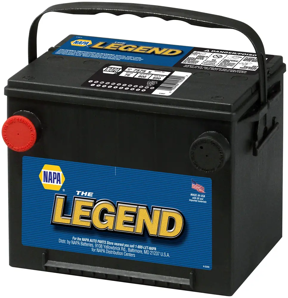 NAPA The Legend Professional Flooded Export Battery BCI No. 75 650