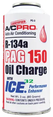 NAPA R134a PAG 150 A/C Oil Charge - 3 oz BK 7653140 | Buy Online