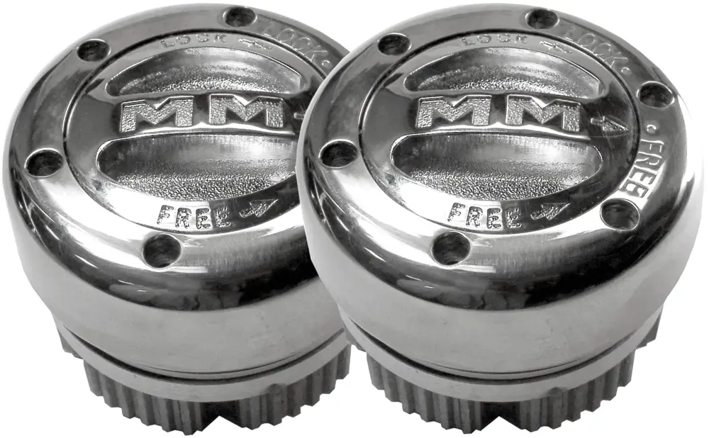 Mile Marker Supreme Manual Hub - 19 Spline - Internal Bolts BK