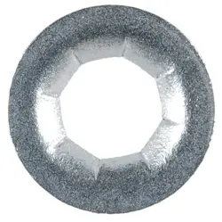 1/8 Stud Flat Push-On Retainer 3/8 O.D. Box of 100