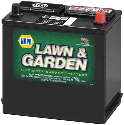 NAPA Lawn and Garden Tractor Lead Acid Battery BCI No. 22NF 3