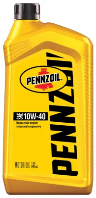 Pennzoil Motor Oil 10W40 Conventional 1 qt (US) PEN 550035160