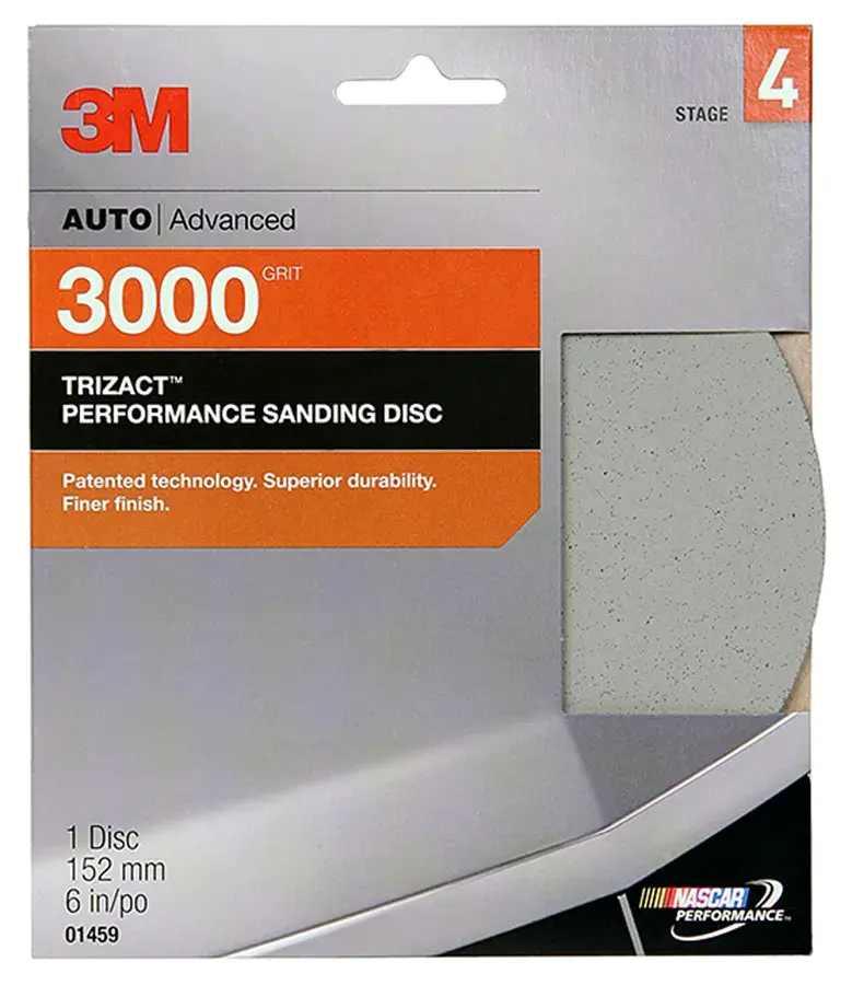 3M™ Trizact™ Performance Sanding Disc 1459 6 inch 3000 grit MMM