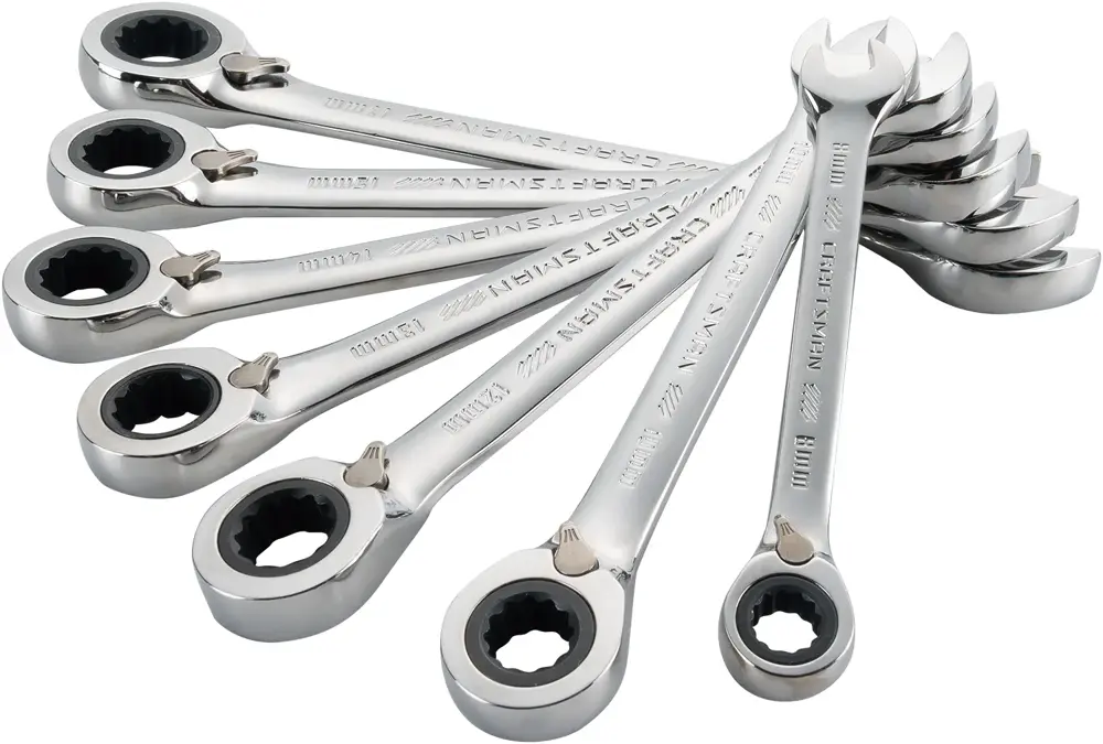 CRAFTSMAN Legacy 7 Piece 12-point Ratchet Wrench Set - Clearance