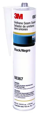 3M™ Urethane Seam Sealer 8367 Black 310 mL Cartridge MMM 08367