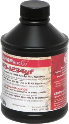 NAPA TEMP Select HFO-1234yf (R1234yf) Refrigerant Oil - 8 oz TEM
