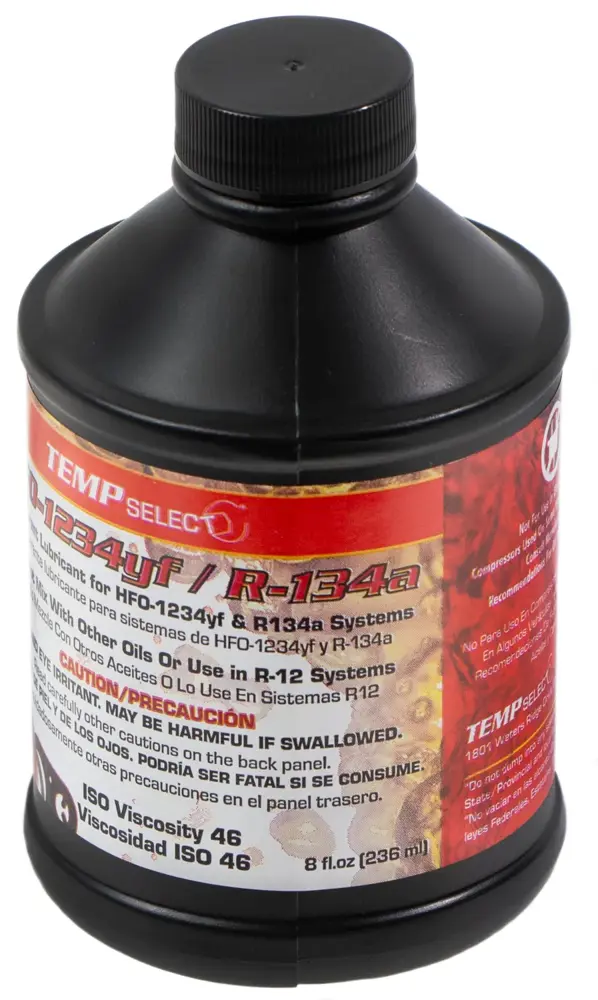 NAPA TEMP Select HFO-1234yf (R1234yf) Refrigerant Oil - 8 oz TEM