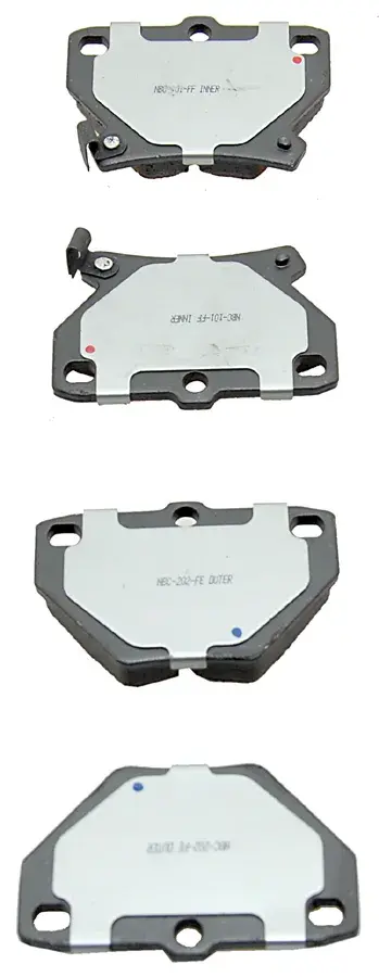 NAPA Adaptive One Passenger Car Brake Pads Ceramic ADO AD7696