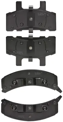 NAPA Proformer Disc Brake Pads Semi-Metallic PFB PF7259BM | Buy