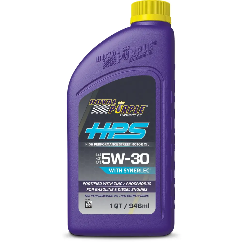 Royal Purple High Performance Street (HPS) Motor Oil 5W30 Full