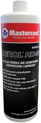 Mastercool 92709-YF-32 Zerol HD 46 R1234yf Mobile Air Conditioning Compressor Lubricant, 32oz bottle