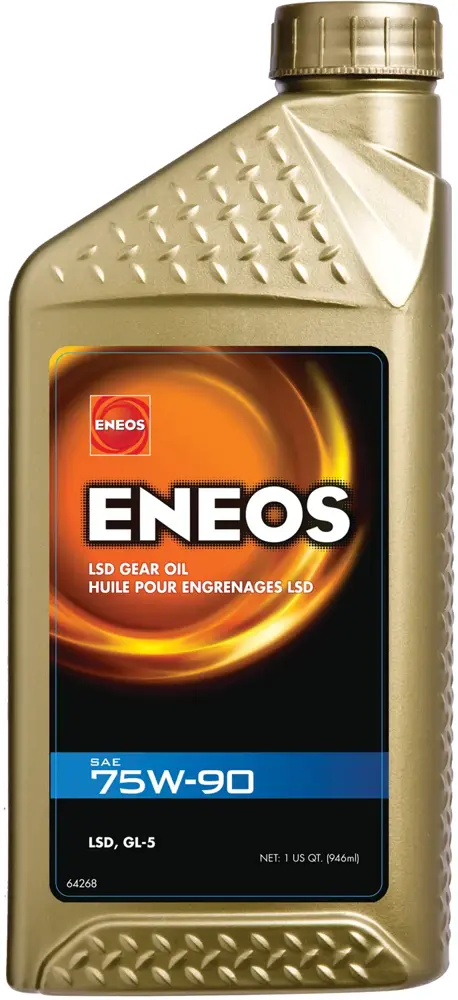ENEOS, Gear Oil, GL-5 LSD, 75W90, 1 qt (US) AIC 3094300 | Buy