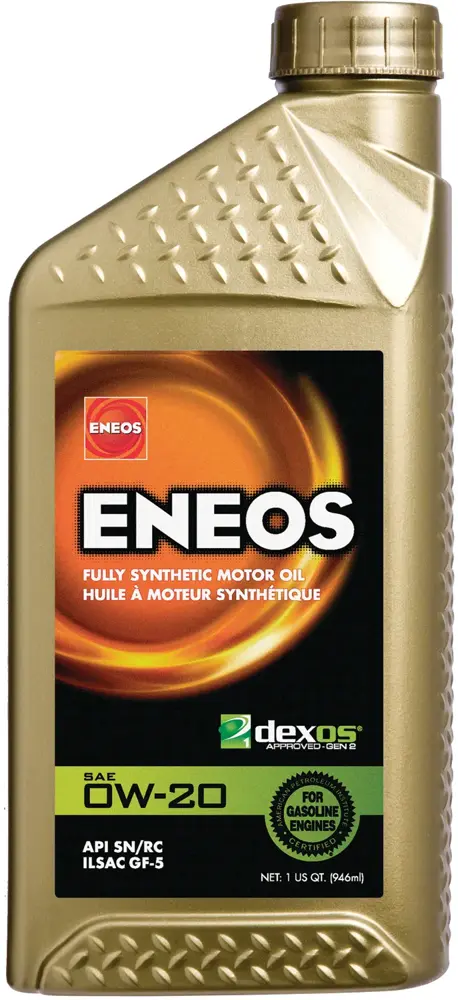 Eneos Motor Oil 0W20 Full Synthetic 1 qt (US) AIC 3701300 | Buy