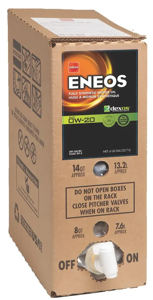 Eneos Motor Oil 0W20 Full Synthetic 6 gal (US) AIC 3701400 | Buy