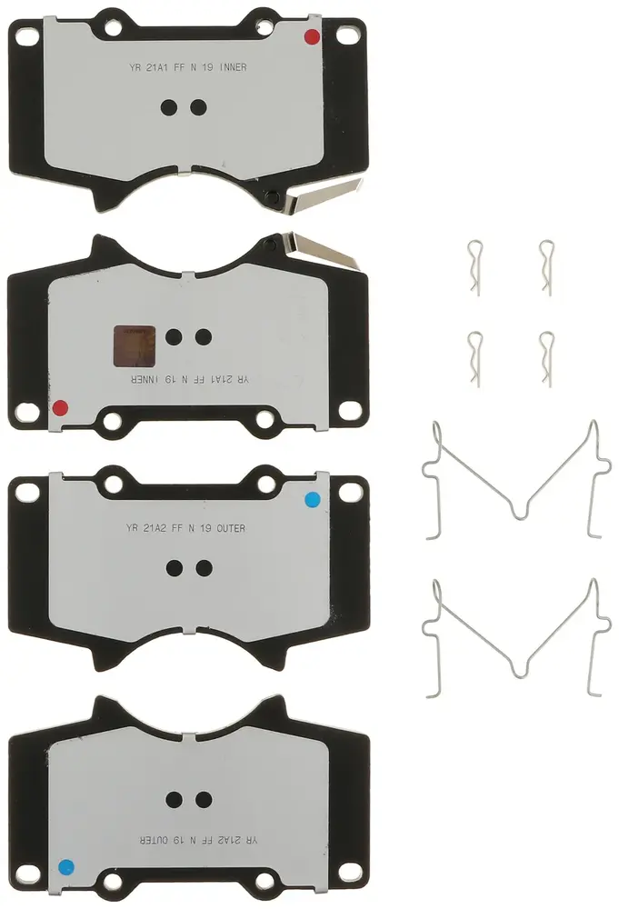 NAPA Adaptive One Truck & SUV Brake Pads Copper Compliant Ceramic