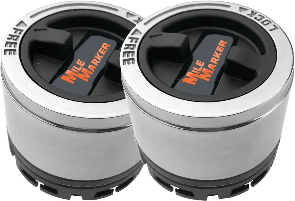 Mile Marker Locking Manual Hub - 27 Spline - Internal Bolts BK
