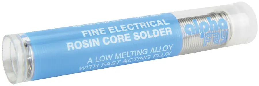 STORE SOL  Alpha Fry Fine Electrical Rosin Core Solder - 0.5 fl oz (US) WLD