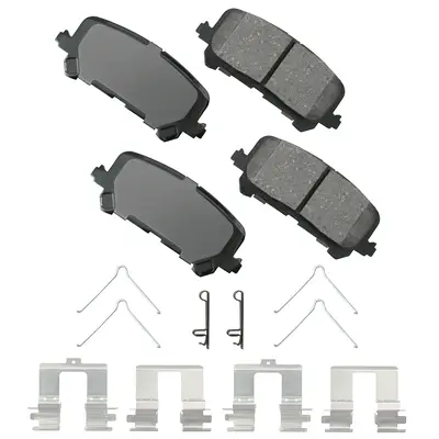 thumbnail image 2 of YXPCARS Front & Rear Ceramic Brake Pad Set For Honda Pilot 09-15 & Acura MDX 07-13 2 of 3