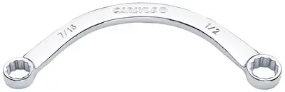Carlyle Half Moon Box End Wrench 1/2 In7/16 In