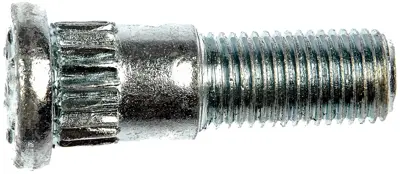 7/16-20 Serrated Wheel Stud - .558 In. Knurl, 1-17/32 In. Length