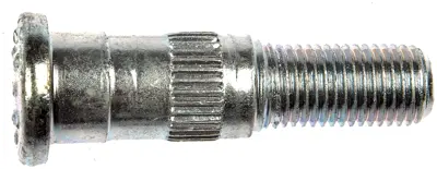 7/16-20 Serrated Wheel Stud - .565 In. Knurl, 1-31/32 In. Length