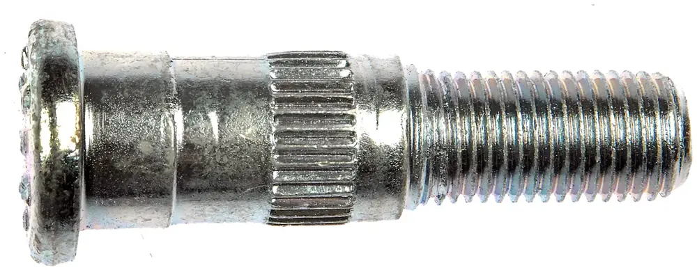 7/16-20 Serrated Wheel Stud - .565 In. Knurl, 1-31/32 In. Length
