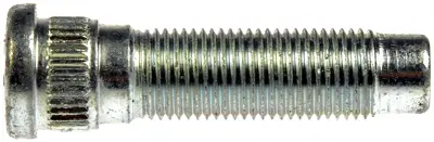1/2-20 Serrated Wheel Stud - .609 In. Knurl, 2.10 In. Length NOE
