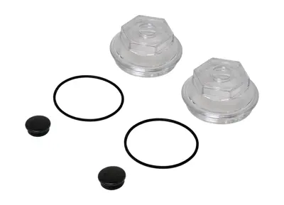 d.i.a スカル　チューブトップ Lippert® Trailer Axle Oil and Dust Cap with Set Screw - 8,000 lbs