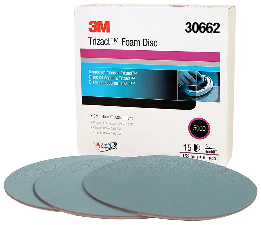 3M™ Trizact™ Hookit™ Foam Disc 30662 P5000 6 in MMM 30662 | Buy