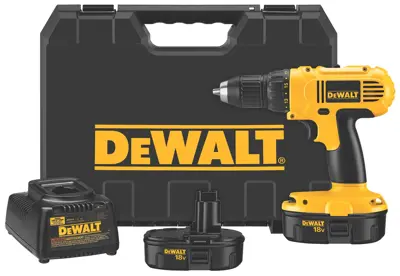 Dewalt 18Volt 1/2In Cordless Drill 2Batteries Included And Charger Included