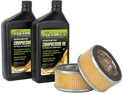 Flexzilla Air Compressor Oil and Filter Maintenance Kit NPT MAINKIT008