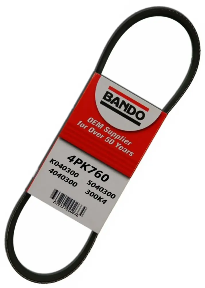 Bando Belt Serpentine BAO 4PK760 | Buy Online - NAPA Auto Parts