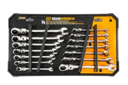 GearWrench 14 Piece 12 Point Reversible Ratcheting Combination