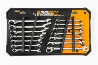 GearWrench 14 Piece 12 Point Reversible Ratcheting Combination