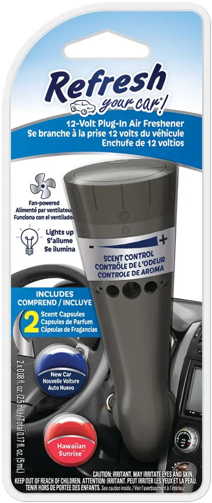 car air freshener plugs into cigarette lighter Refresh Your Car 12 Volt Plug In Air Freshener