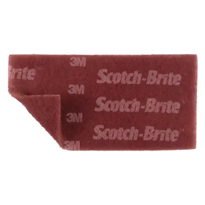 ScotchBrite Durable Flex Hand Pad MxHp A/O Very Fine Maroon 41/2 In X 9 In