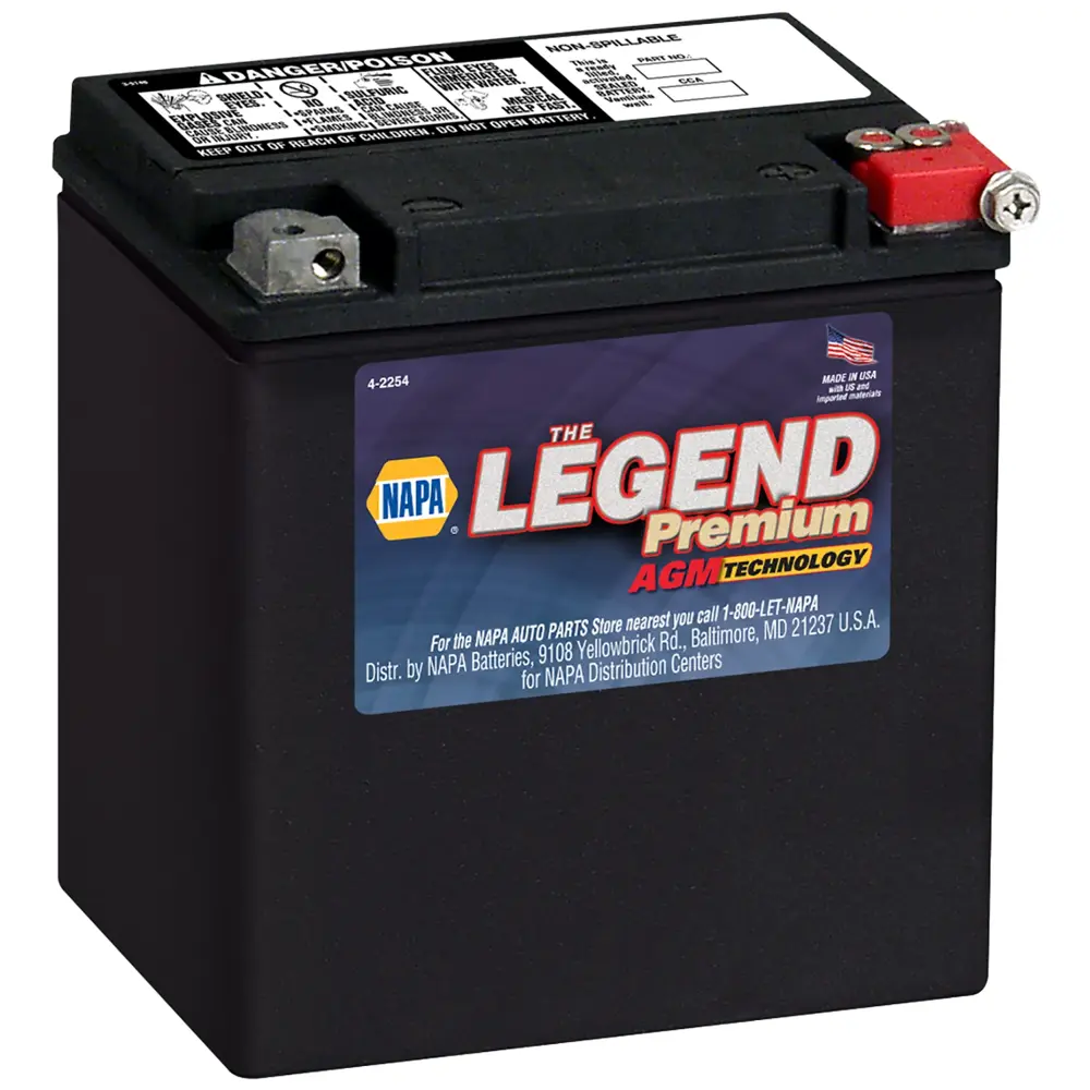 NAPA The Legend Premium AGM Battery 6 Months Free Replacement BCI
