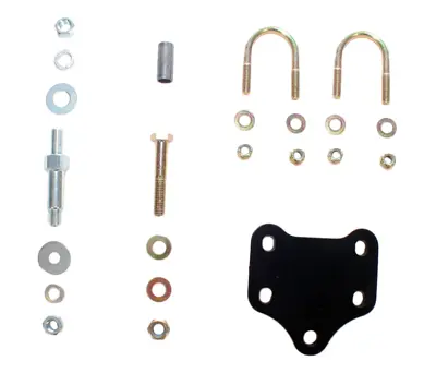 thumbnail image 2 of Rancho RS5535 Steering Stabilizer Bracket Kit - Black Powder Coated, For Dual Stabilizers 2 of 12