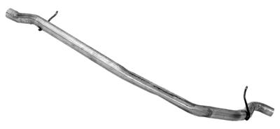 Dynomax 53068 Exhaust Intermediate Pipe - 2.5 Inch Aluminized Silver Pipe For Improved Flow