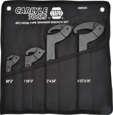 Carlyle 4 Piece Pin Type Spanner Wrench Set Spanner SAE CHT SWSP4