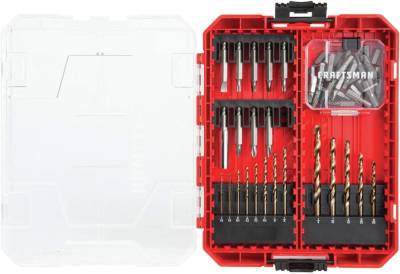 CRAFTSMAN 53-Piece Steel Hex Shank Screwdriver Bit Set
