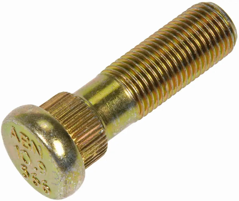 M12-1.25 Serrated Wheel Stud - 14.38mm Knurl, 43.5mm Length NOE