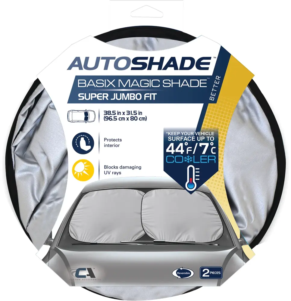 Custom Accessories Super Jumbo Sun Shade BK 121104B | Buy Online