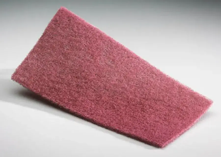 Scuff Pad - Thin Flex - 6 x 9 in. Maroon 320-400 grit NRA 06166