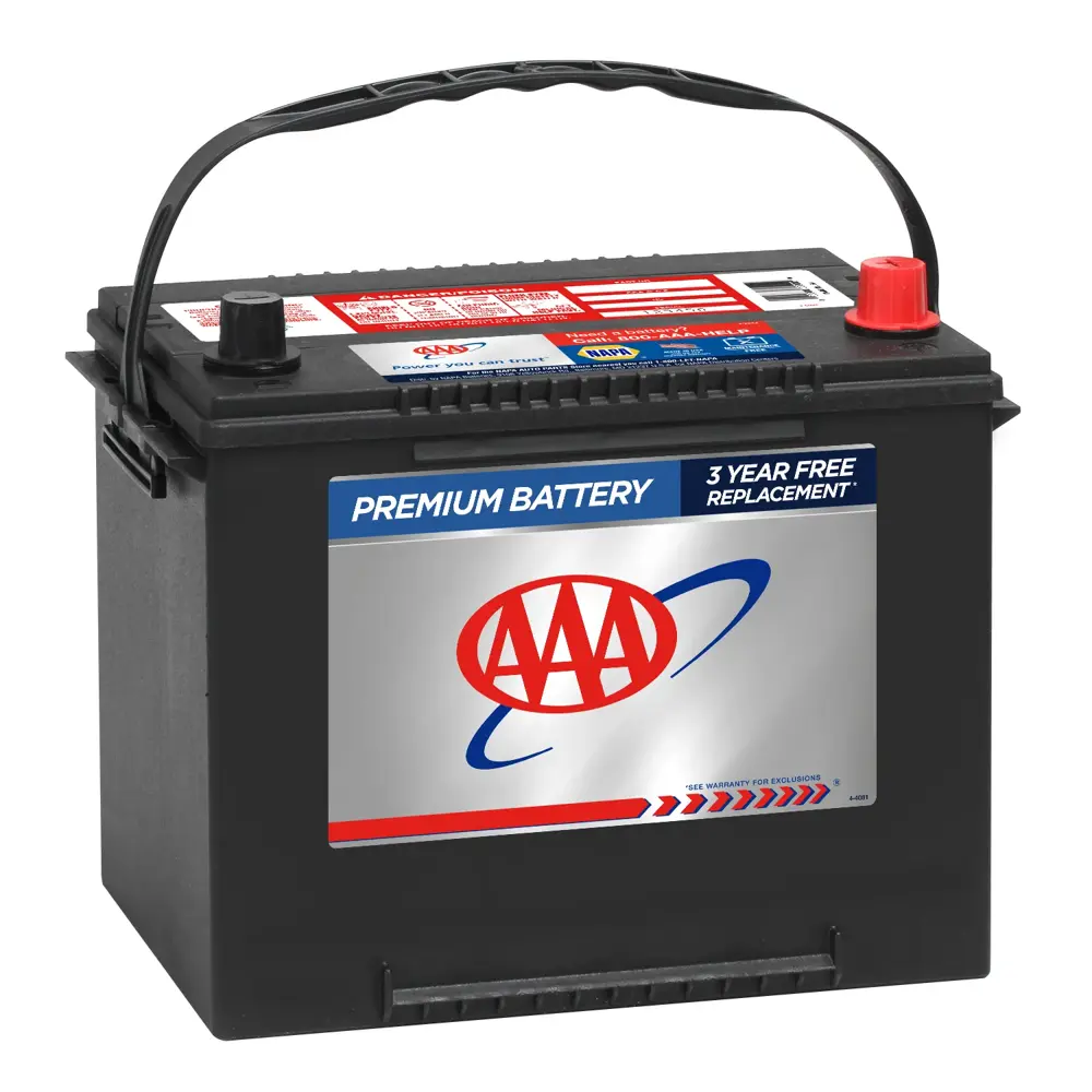 AAA Premium Battery 36 Months Free Replacement BCI No. 24F 725 A