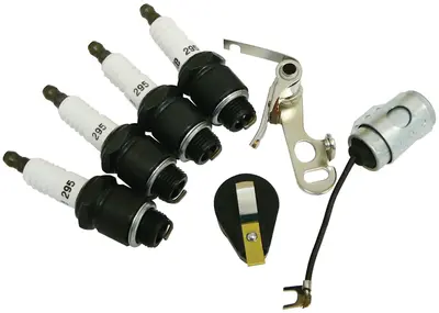 Ignition Tune-Up Kit For International Harvester Farmall Cub & Cub Loboy Tractors – 4 Cylinder With IH Distributor